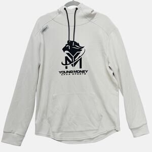 LEGENDS Hoodie Men’s Large White Young Money APAA Sports Logo Pullover
